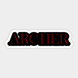 'I am The Archer' Sticker